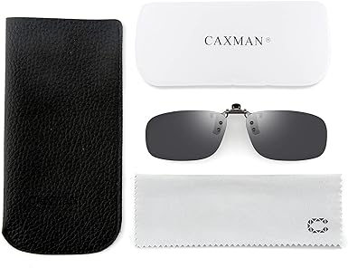 CAXMAN Polarized Clip On Sunglasses