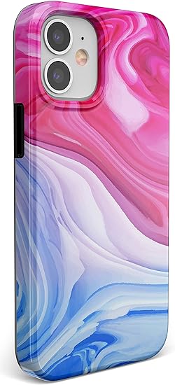 Casely iPhone 11 Case -Land and Sea Marble Swirl