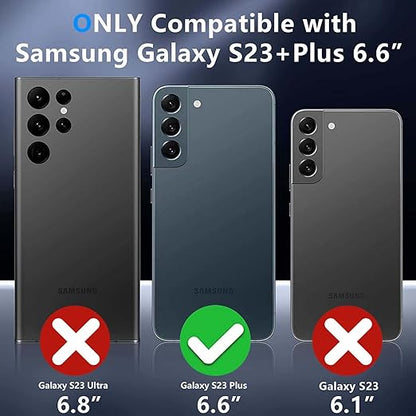 MONASAY Wallet Case for Galaxy S23+Plus