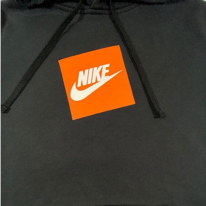 Nike Black/Orange Long Sleeve Hooded Pullover