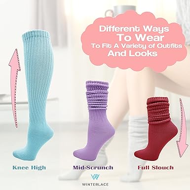 WINTERLACE knee high/scrunch socks
