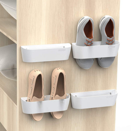 Yocice Wall Mounted Shoes Rack 2Pk