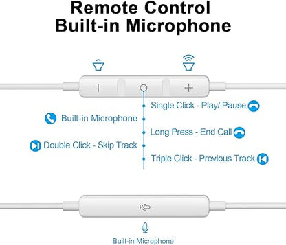 iMANGOO USB-C plug-in headphones