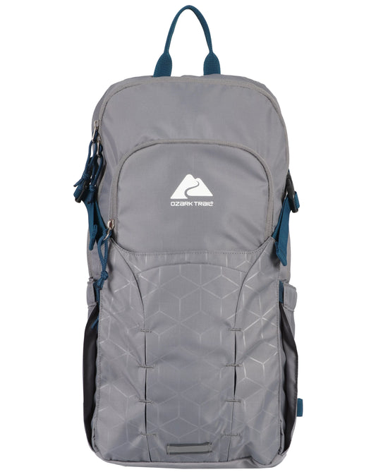 Ozark Trail Medium Hydration Hiking Backpack, Grey