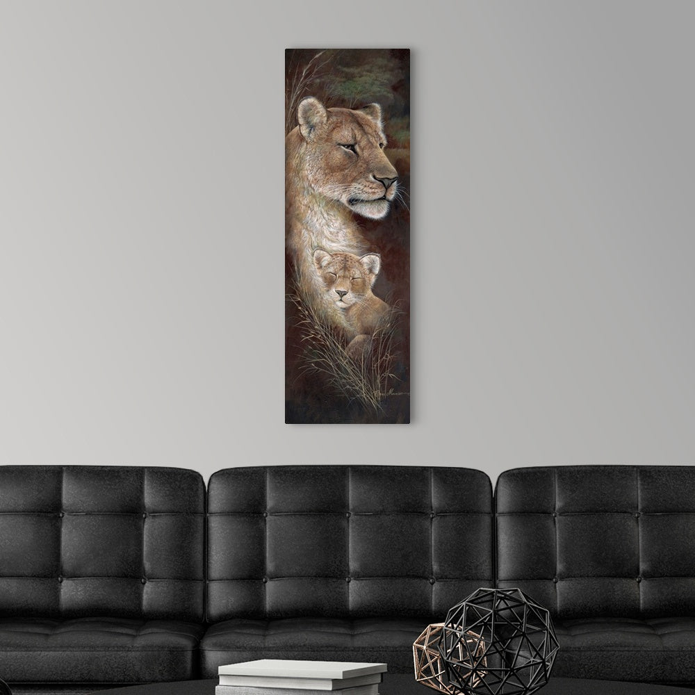 " Proud Mother" by Ruane Manning-Lioness